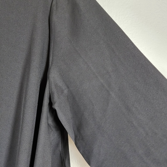 LUSH FAUX WRAP ROLL TAP BLOUSE - Picture 6 of 9